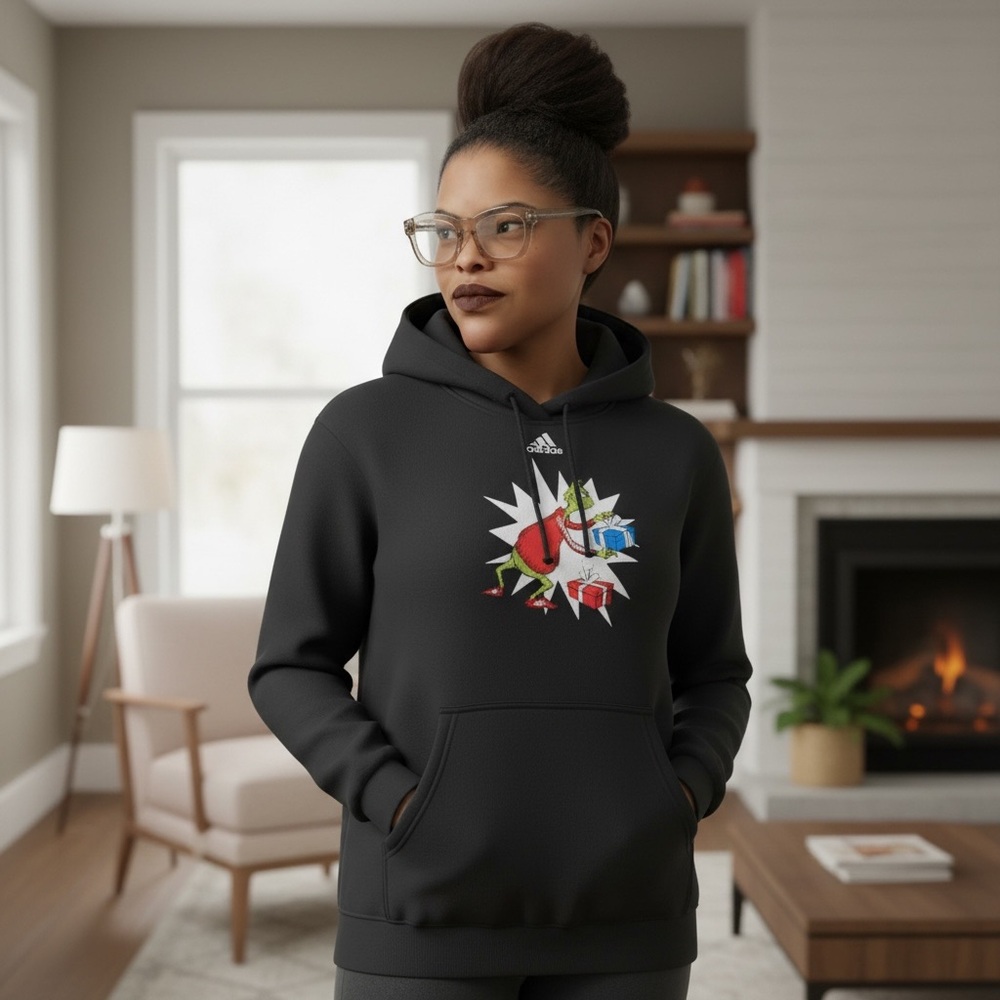 Adidas: Black Grinch Hoodie